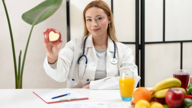 istock dietitian woman preparing  food 1992381913