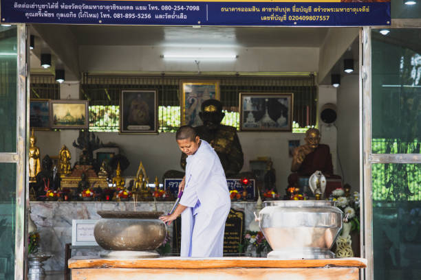 Krabi,Thailand-January 31,2024: Tiger Cave Temple