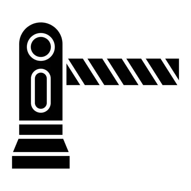 Vector illustration of Auto Barrier Icon