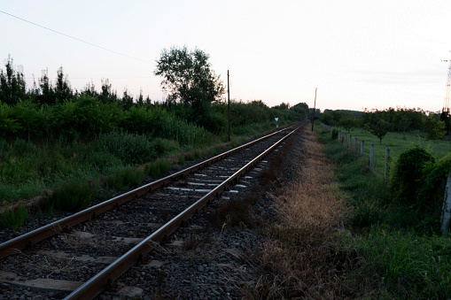 Railroad in Hungary