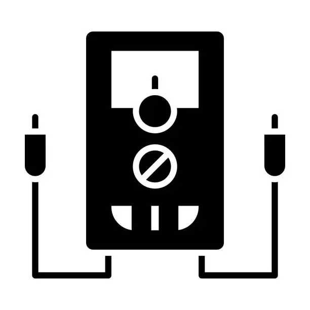 Vector illustration of Multimeter Icon