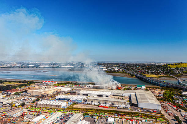 istock Fire at Auckland waste facility 1992510438