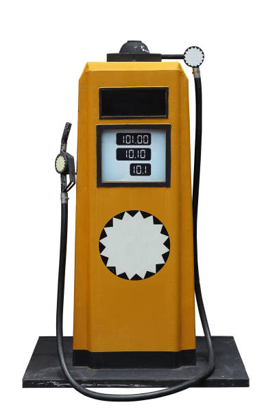 istock Gas station on white 1992522861