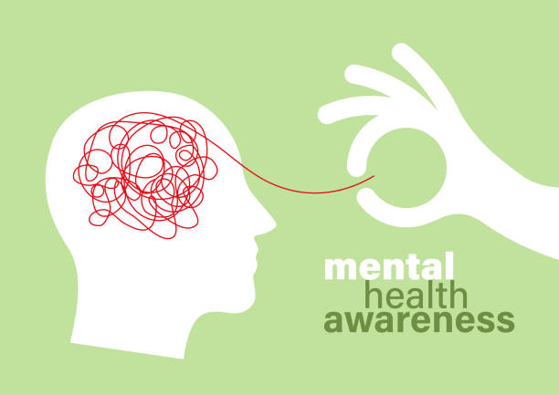 istock Mental health. Psychotherapy concept.Tangled thoughts, chaos and stress 1992529663