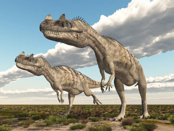 istock Dinosaur Ceratosaurus in a landscape 1992545934