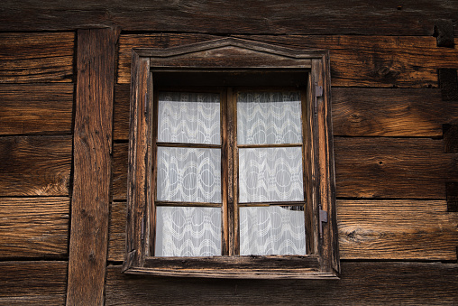 Window, wood, old, weathered, Bavaria,