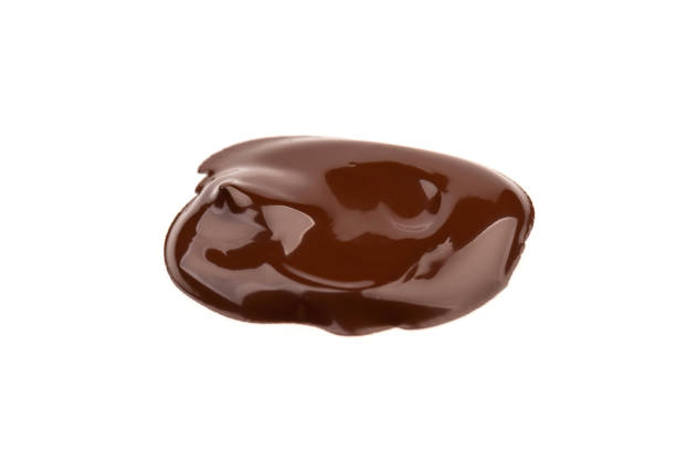 istock Paint spot, isolated on white background. Glossy akril paint. Abstract trace shape. Drops of paint. 1992582111