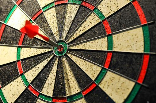 Scoring and Winning Points on the Dartboard, Aiming, Accuracy, Success