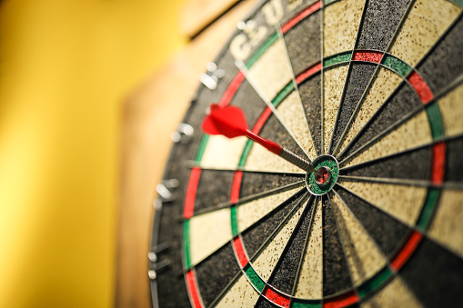 Scoring and Winning Points on the Dartboard, Aiming, Accuracy, Success