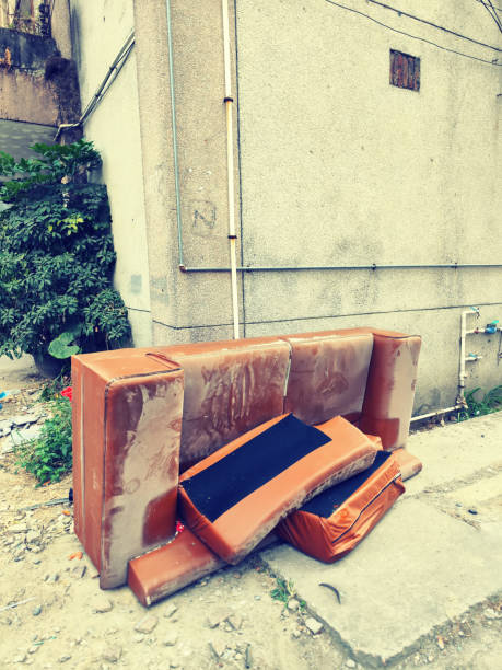 istock Big pile of old broken furnitures 1992587430