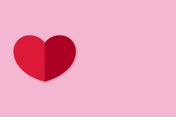 istock Pink background with heart with space for text, for Valentine's Day. 1992625658