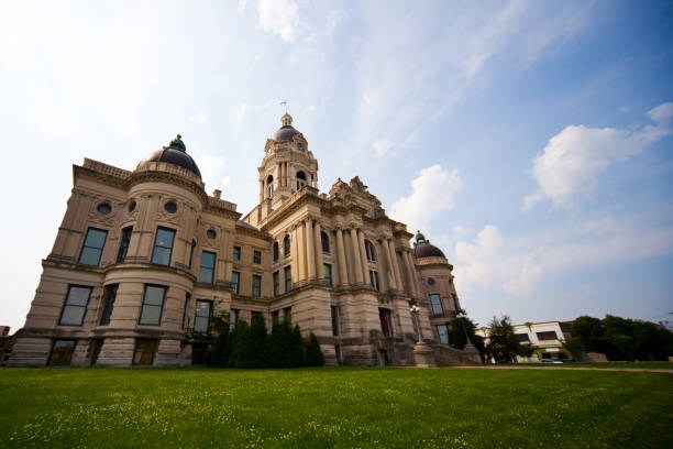Classical Government Courthouse in Evansville, Indiana