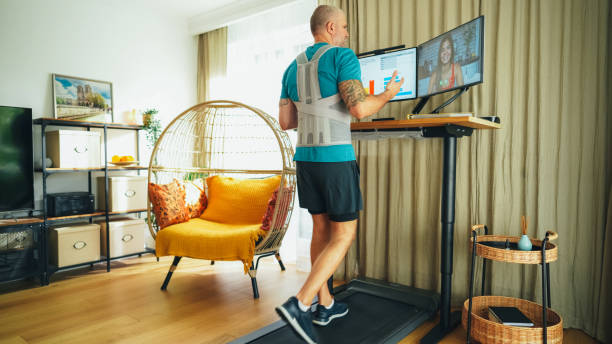 istock Colleagues working from home are talking on video call 1992649019