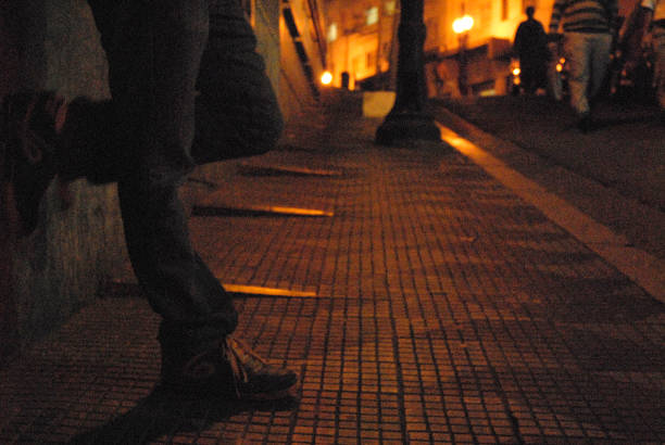 istock Feet on the slope at night 1992662571