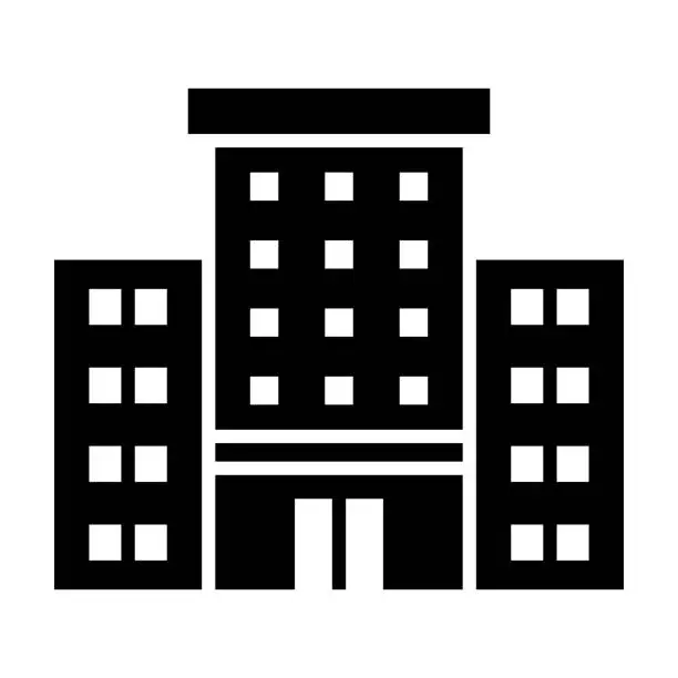 Vector illustration of Office Building Icon