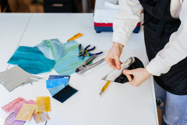 Art creative, handmade concept. Hobbies, arts and crafts concept.