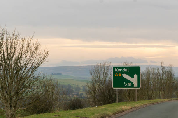 istock road sign to kendal 1992747905
