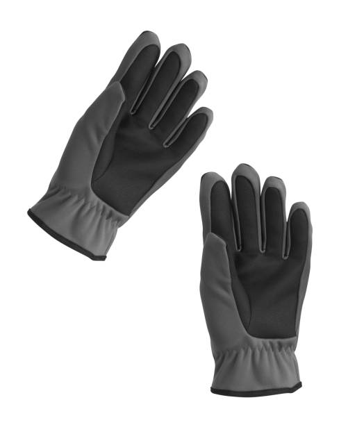 istock Black winter gloves isolated 1992794456