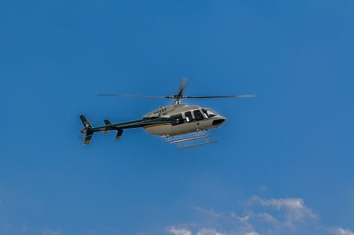 police helicopter