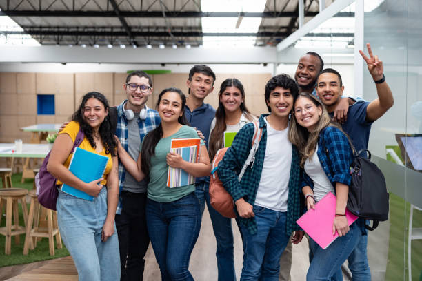 istock Happy group of college students smiling 1992829751