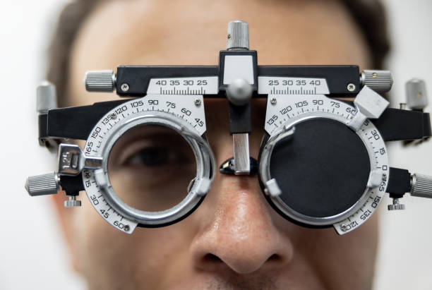 istock Patient at the ophthalmologist getting an eye exam 1992830276
