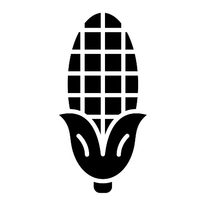 Corn icon vector image. Can be used for Village.