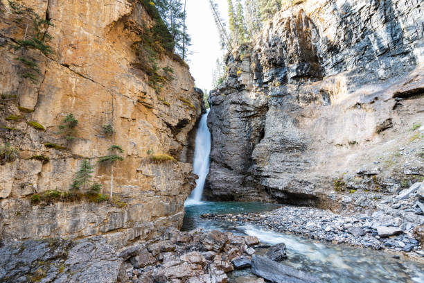 istock Johnston Canyon, Upper Falls. Banff National Park, Alberta, Canada. 1992843668