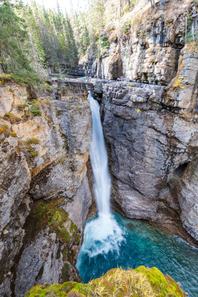 istock Johnston Canyon, Upper Falls. Banff National Park, Alberta, Canada. 1992844730