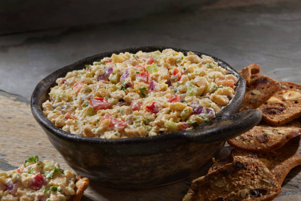 Creamy Chick Pea Salad Dip