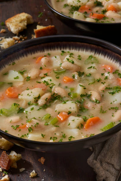 istock Creamy White Bean and Potato Soup 1992846836