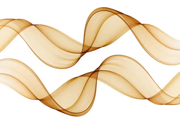 Vector illustration of Abstract background with golden wavy wave, poster, banner, card for your text