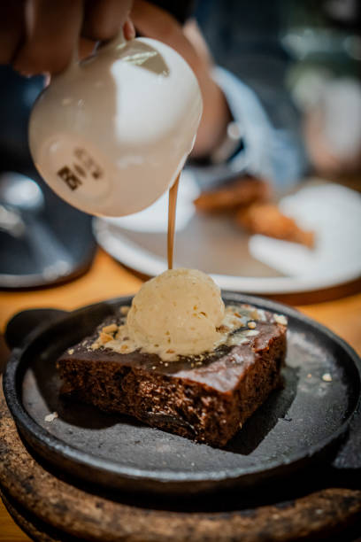 istock Brownie with Vanilla Ice Cream 1992872177