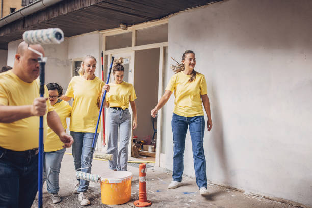 istock Group of volunteers ready to work 1992896230