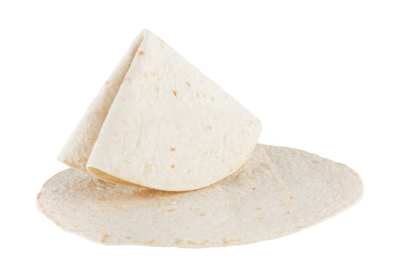 istock Tortillas isolated on white background 1992999898