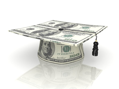 Money dollar education college student loan