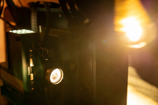 istock Old film cinema projector Reel 1993049943