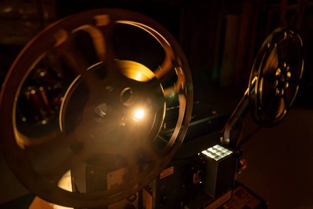 istock Old film cinema projector Reel 1993051029