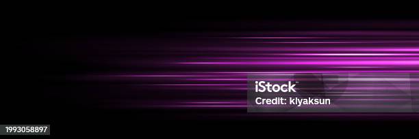 Straight Streaks High Speed Motion Light Effect Stock Illustration ...