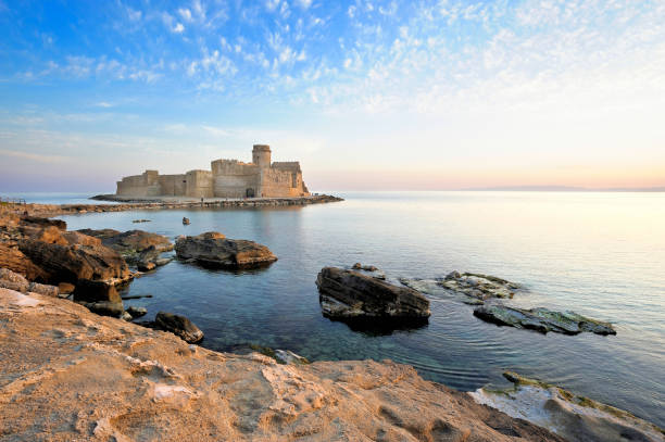 Isola di Capo Rizzuto, Crotone, Aragonese castle, Le Castella, Italy, Calabria, Europe