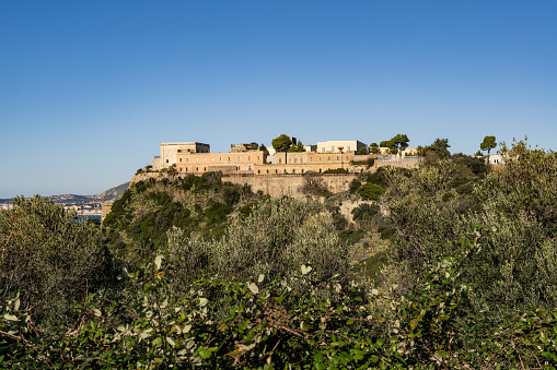 The prison for youth people on the island of Nisida at Posillipo, Naples, Italy