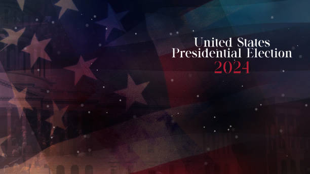 istock U.S. Elections - Abstract Background - White House - American National Flag - Text 1993091049