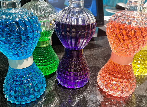 Decorating  modern style lantern lamps  in textile  wicker with different shape and color.