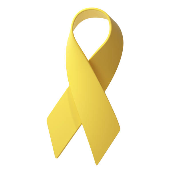 istock 3d Yellow ribbon awareness Adenosarcoma, Bladder Bone Cancer, Endometriosis, Sarcoma, Spina Bifida illustration 1993115277