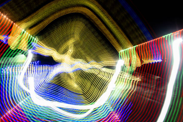istock Light Painting with fair colors for colorful experimental backgrounds 1993137236