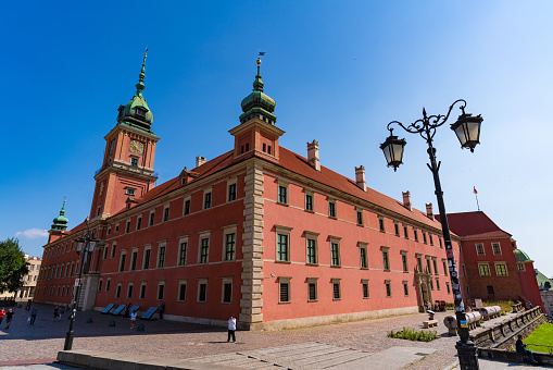 Royal Castle in Old Town of Warsaw, Poland