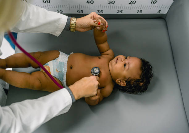 istock Pediatrician examining baby 1993183584