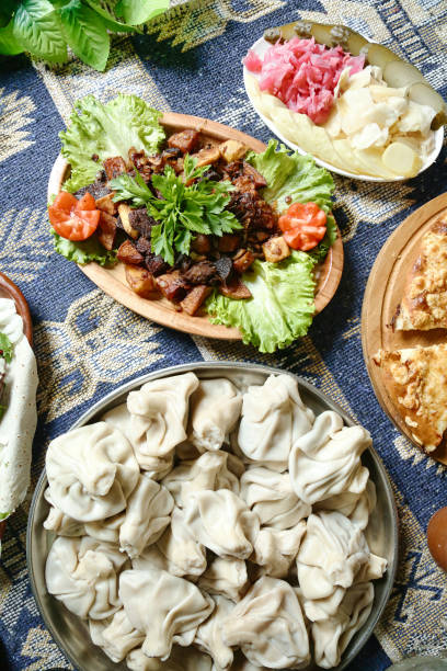 istock Assorted Food Table With a Variety of Dishes 1993211365