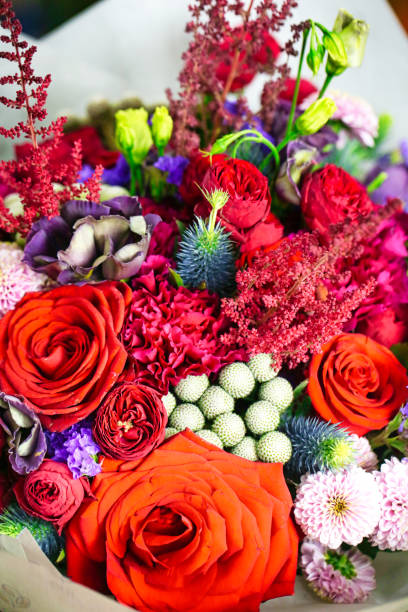 istock Beautiful Bouquet of Flowers on Table 1993245848