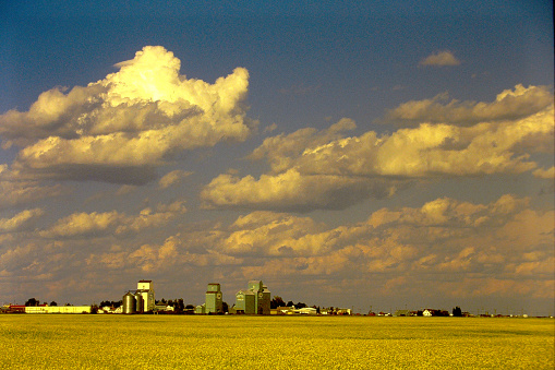 Saskatchewan in 1996. From old film stock.