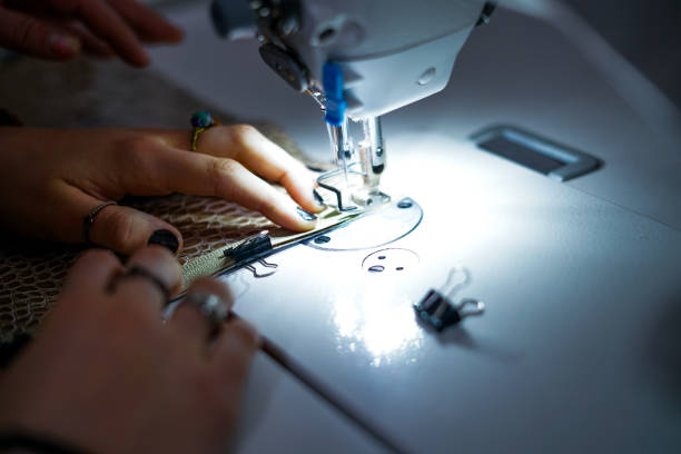 istock Sewing machine in the tailor shop. 1993281020